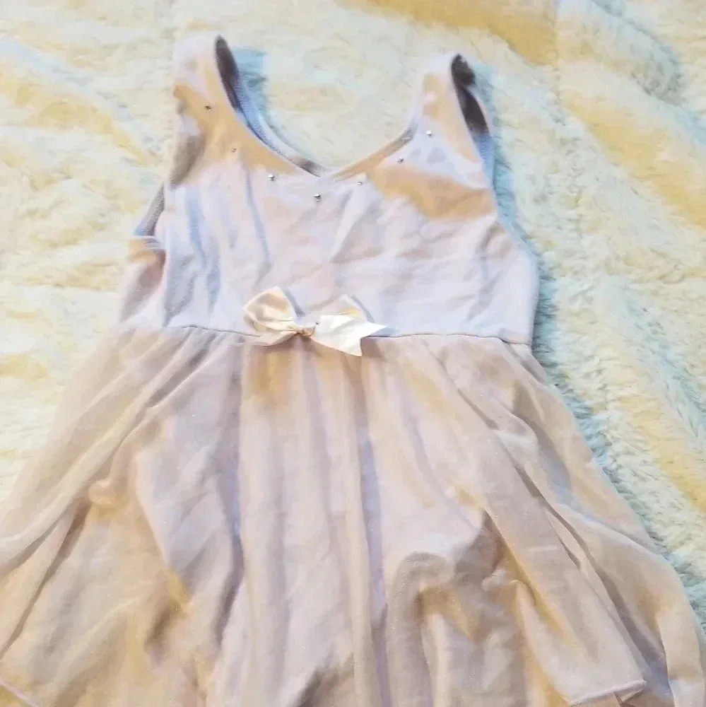 Girls 10/12 Danskin pink leotard